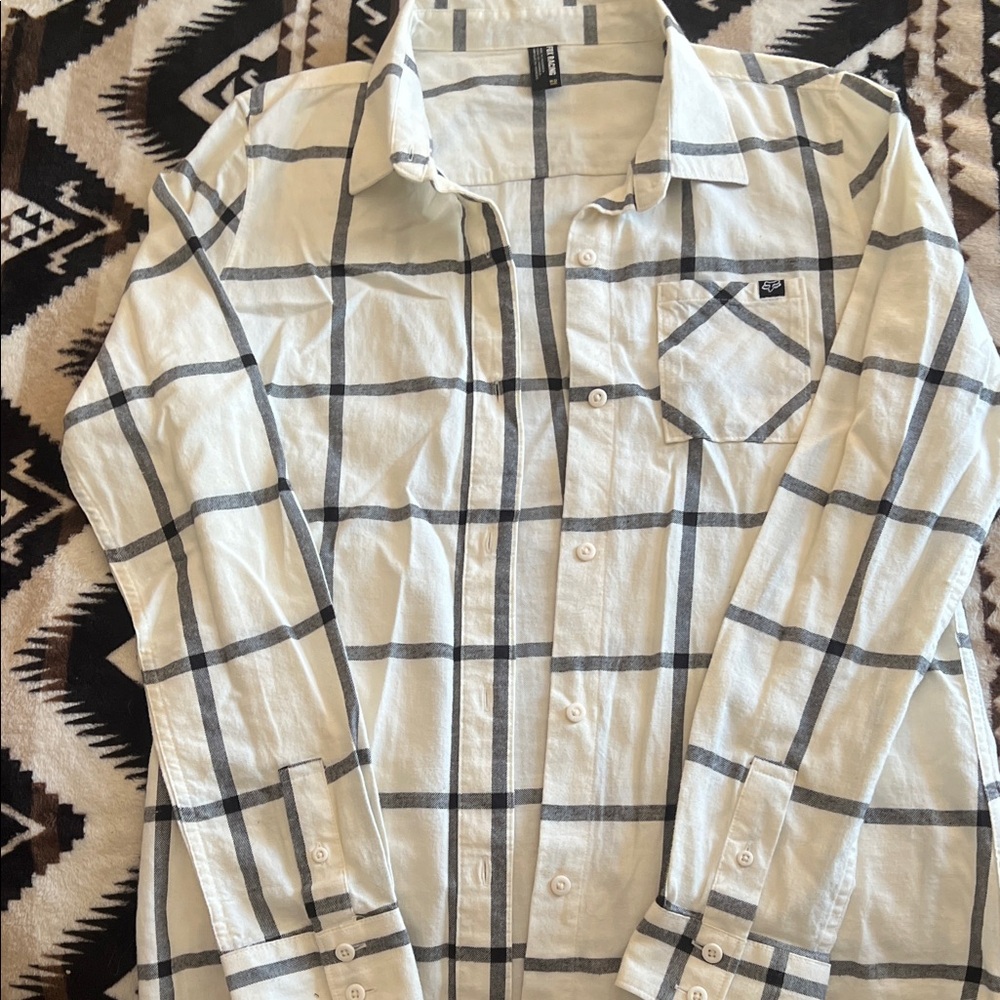 Fox Racing Monochrome Plaid Shirt